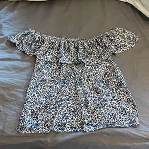 Floral Off the Shoulder Top